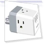 Thumbnail USB Wall Charger and Extender with 3-Way Splitter — Multi-Outlets
