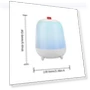 Thumbnail Ultrasonic Cool Mist Humidifier with Nightlight — Air Moisturizers, Sibosz