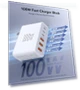 Thumbnail 100W 6-Port PD Fast USB C Charging Block — Chargers, CSODINCE