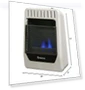 Thumbnail Blue Flame Space Heater with Thermostat Control — Portable Heating Solutions, ProCom