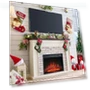 Thumbnail Flip Top Electric Fireplace with Mantel — Entertainment Furniture, Aitjunz