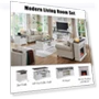 Thumbnail Flip Top Electric Fireplace with Mantel — Entertainment Furniture, Aitjunz