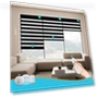 Thumbnail Motorized Zebra Blinds with Remote — Honeycomb, Blindify
