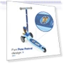 Thumbnail Self-Balancing 3 Wheeled Scooter with Light Up Wheels & Deck — Push Scooters, Voyager