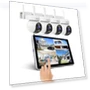 4MP Wireless NVR Kit with 10.1-inch Touchscreen Monitor — Complete Surveillance Systems, SriHome