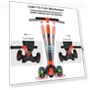Thumbnail Lean 'N Glide 3-Wheeled Push Scooter — Push Scooters, Allek