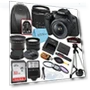 Thumbnail DSLR Camera with Lens and Accessories Bundle — Professional DSLR Cameras, Canon