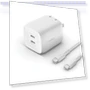 Thumbnail Dual USB-C GaN Wall Charger — Chargers, Belkin