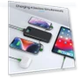 Thumbnail Portable Charger with Built-in Cables & AC Wall Plug — Chargers, AONIMI