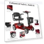 Thumbnail 4-Wheel Mobility Scooter — Electric Self-Balancing Scooters, Mobicyc