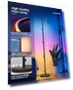 Thumbnail Foldable Corner Floor Lamp with Remote — Standing Lights, AUDERWIN