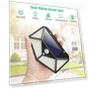 100-LED Solar Wall Light — Outdoor Security & Flood Lighting, Global Finds