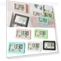 Electronic Clock with Large LCD Display and Temperature Humidity Meter — Humidity Meters, Scented