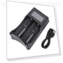 Portable Travel LCD Smart Display USB Double Slot Charging Battery Charger — Holders, Koogeelife
