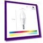 Thumbnail Color LED Smart Candle-Shaped Bulb — LED, WiZ
