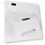 Smart Toilet with Touch Flush Button — Bathroom Essentials, Chic Home