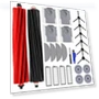Main Side Brush, Hepa Filter, Mop Pads, Dust Bags Spare Parts — Parts & Accessories, Modern Home Furnishing