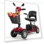 Thumbnail 4 Wheel Mobility Scooter with Lights & Rearview Mirror — Electric Self-Balancing Scooters, VERPAL