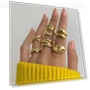 Thumbnail Chunky Gold Rings Set — Stacking, YEEZII
