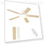 Thumbnail Low Profile Ceiling Fan with Light and Remote — Ceiling Fan Lighting Solutions, AUTELO