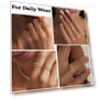Thumbnail Thin Stackable Rings for Women — Stacking, MILACOLATO