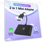 Wireless Carplay Android Auto AI Mini Box Adapter — Stereo Receivers, ZoomSpark