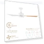 Thumbnail Smart 3-Blade Ceiling Fan with LED Light Kit — Ceiling Fan Lighting Solutions, East Grove Home