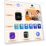 Thumbnail Smart Watch for Women — Smartwatches, Yoever