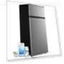 Thumbnail Two Door Fridge with 7 Temperature Settings — Mini Fridges, DEMULLER
