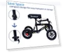 Thumbnail Deluxe Medical Scooter Double Handbrake — Mobility Equipment, BlessReach