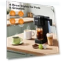 Thumbnail Single Serve Coffee Maker with Detachable Milk Frother — Coffee Makers, Tastyle
