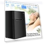 Thumbnail Compact Refrigerator with Freezer — Mini Fridges, COSTWAY