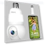 Thumbnail Light Bulb Security Camera — Smart Home Security, kalado