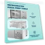 Thumbnail 3 Door Refrigerated Pizza Prep Table — Drink Coolers, Frigos