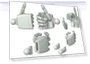 Hand parts for plastic model — Figure, JAPAN ANIME BRIDGE