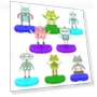 Thumbnail Vibrant Robot Honeycomb Ball Centerpieces & Standing Table Toppers Decorations Set — Party Centerpieces, Jajajuegos