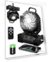 Automatic Camping Fan with Remote Control — Ceiling Fans, SAMURAI STYLE