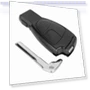 2Button Car Remote Smart Key Case Fob Shell — Key Holders & Accessories, Crystal