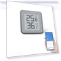 Bluetooth Thermometer with E-Ink Screen — Home Climate Control, Leisure outdoor