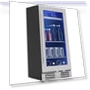 Thumbnail Slim Wine Fridge & Beverage Refrigerator — Wine Storage Solutions, Zephyr