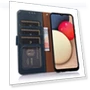 RFID Blocking Litchi Texture PU Leather Cover Stand Wallet Folio Flip Phone Case — Flip Cases, Smartwatch 2025