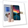 Zipper Wallet Leather Phone Cover with Mirror Design — Flip Cases, Smartwatch 2025