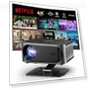Thumbnail 4K Outdoor Projector with WiFi and Bluetooth — Home Theater Projectors, iSinbox