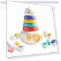 Montessori Sensory Sorting Toy — Shape Sorter & Stacking Games, Toys-Glory Fourall