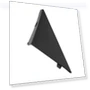 Front Right A-Pillar Triangle Antenna Trim — Chrome Trim & Accessories, PHYUN-autoparts