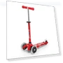 Thumbnail Mini Deluxe LED Three-Wheeled Scooter — Electric Vehicles, Micro