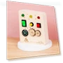 Montessori Busy Board with LED Switches — Educational, Binchi Fitness