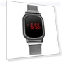 Square LED Touch Men's Watch with Magnetic Woven Strap — Men's Timepieces, Dream shoe edge