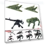 Military Stealth Drone Bionic Robot Dog — Construction Kits, Treasure Chest For Children