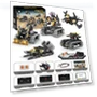 5-in-1 Programmable Military Robot Building Blocks — Construction Kits, Super Go